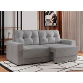 Imagem da oferta Sofá 3 Lugares Retrátil Lubeck - Mobly