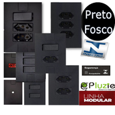 Imagem da oferta Tomada Interruptor Pluzie Modular Preto Fosco