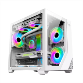 Imagem da oferta Gabinete Gamer Digoo Aquar Mid-tower Itx M-atx Usb 3.0 Vidro