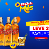 Imagem da oferta 3 Unidades - Whisky Johnnie Walker Red Label 500 ml