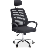 Imagem da oferta Cadeira de Escritório Grow com Ajuste de Altura Revestimento Mesh e Apoio de Braços Preta - OCH03 ELG