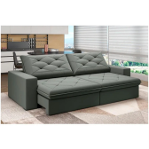 Imagem da oferta Sofá 4 Lugares Retrátil Reclinável Suede Veludo Premier Flexforma Estofados