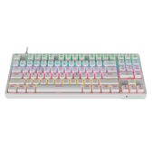 Imagem da oferta Teclado Mecânico Gamer ThundeRobot KG3089C Switch Blue USB - Branco