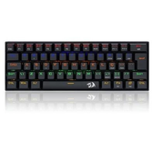 Imagem da oferta Teclado Mecânico Gamer Redragon Lakshmi Rainbow RED Switch ABNT2 Preto - K606R (PT-RED)