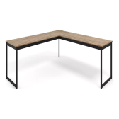 Imagem da oferta Mesa Em L P/ Escritório Diretor Metal E Madeira 150x150