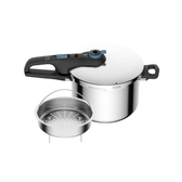 Imagem da oferta Panela De Pressão Rochedo Inox Trendy 6 Litros Fechamento Externo Com Cesta De Vapor