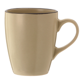 Imagem da oferta CANECA 400 ML CIRKEL NATURAL/PRETO | Tok&Stok