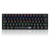 Imagem da oferta Teclado Mecânico Gamer Redragon Lakshmi Rainbow Brown Switch ABNT2 Preto - K606R (PT-BROWN)