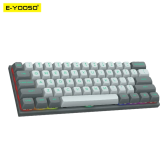 Imagem da oferta Hz-61 E-YOOSO RGB USB Mini 8K RT Mecânico Gaming Teclado Interruptor Magnético 61 Chave com Fio para Computador PC cab