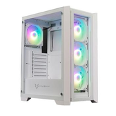 Imagem da oferta Gabinete Gamer Husky Dome 100 Mid Tower ATX Lateral e Frontal em Vidro Branco - HGN100BR - Husky Gaming - Gabinete