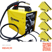 Imagem da oferta Maquina Aparelho Solda Sem Gás Erbmaquinas 4 Esquadro Mig130