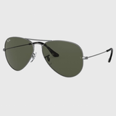 Imagem da oferta Óculos De Sol Ray-Ban Aviator Large Metal Preto