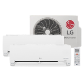 Imagem da oferta Ar-Condicionado LG Dual Inverter Voice +AI Bi-Split 16.000 BTUS (9.000+9.000 BTU) Frio 220V S32Q16SA181