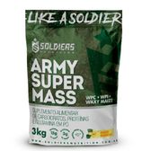 Imagem da oferta Hipercalórico Army Super Mass 3Kg 100% Importado - Soldiers Nutrition