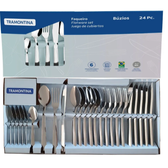 Imagem da oferta Jogo de talheres faqueiro aço inox 24 peças