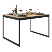 Imagem da oferta Mesa Industrial De Cozinha Sala Jantar De Madeira 120x90cm