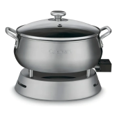Imagem da oferta Panela Elétrica De Fondue Cuisinart 1000w 127v Aço Escovado Cor Inox Frequência 60Hz 127V