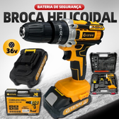 Imagem da oferta Parafusadeira Furadeira 21V (2 BATERIA)