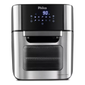 Imagem da oferta Fritadeira Elérica Air Fryer Oven Philco Pfr2200 12 litros 4 Em 1 1800w Cor Preta 110V