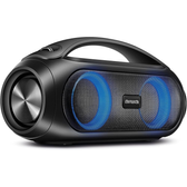 Imagem da oferta Caixa de Som Boombox AIWA BBS-02A 50W Bluetooth 8H IPX5 RGB USB