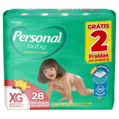 Imagem da oferta Fralda Personal Baby Protect e Sec Mega 9x28pads Tam XG - 28 Unidades