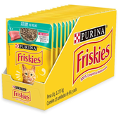 Imagem da oferta Pack Nestlé Purina Friskies Ração Úmida Para Gatos Adultos Atum Ao Molho - Com 15 Sac