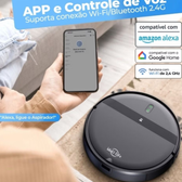 Imagem da oferta Aspirador de Pó Para Casa Robô Inteligente Com Sensores Anti- queda IDALI LIFE