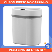Imagem da oferta Lixeira Automática Knock 12L Sem Toque Sensor Infravermelho e Tampa para Cozinha Banheiro Escritório e Quarto