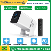 Imagem da oferta ThundeaL 4K Projetor Full HD FHD TD80W Android WiFi 3D Home Theater TD80 Projetor de feixe portátil Reuniã