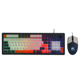 Imagem da oferta Kit Teclado Mouse Gamer KEEDI-TEC814 Membrana LED USB Controlador Volume