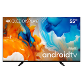 Imagem da oferta Smart TV Qled 55" 4K Multi Android 3 HDMI 2 USB - TL060M