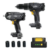 Imagem da oferta Furadeira Parafusadeira Impacto Com Chave Impacto Wap K21 KT01 127/220v