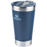 Imagem da oferta Stanley - Copo Térmico para Cerveja 473ml com Tampa para Bebidas Quentes ou Frias Navy