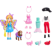 Imagem da oferta Brinquedo Polly Pocket Kit Cachorro Fantasias GDM15 - Mattel