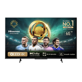 Imagem da oferta Smart TV 65" UHD 4K QLED Hisense 65Q6N Google TV com HDR10+ Dolby Atmos Sports Mode Game Mode Plus e Compatível com Ale