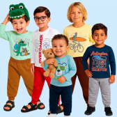 Imagem da oferta Kit 5 Conjunto Infantil Moletom Inverno Juvenil Meia Estação