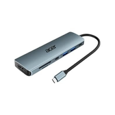 Imagem da oferta HUB Acer ODK360 USB-C 3.1 7 em 1 para HDMI 2x USB 3.1 USB-C 3.1 USB-C 90W Cartão SD e Micro SD - GP.DCK11.02A