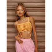 Imagem da oferta Blusa Cropped Franzida