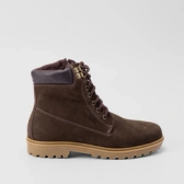 Imagem da oferta Bota Coturno Masculino Bow River Nobuck Detalhe Ilhós Marrom