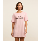 Imagem da oferta Camisola em Algodão com Strass e Estampa I'm Just a Girl