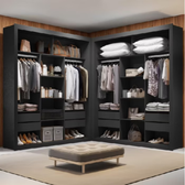 Imagem da oferta Closet Casal Premium 8 Gavetas Amoudi Móveis