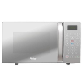 Imagem da oferta Micro-Ondas Philco Limpa Fácil 20L Espelhado Branco PMO23EB - 220V