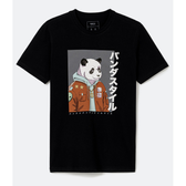 Imagem da oferta Camiseta Manga Curta Estampa Street Panda Tam PP