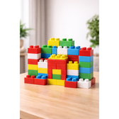 Imagem da oferta Kit 154 Blocos De Montar Criança Brinquedo Infantil Didático bloco de montar