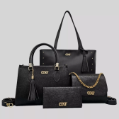 Imagem da oferta Kit Bolsas Feminina Sacola Transversal Tira Colo Carteira