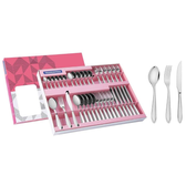 Imagem da oferta Faqueiro Aço Inox com Faca para Churrasco com 36 Peças Tramontina Laguna Prata