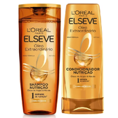 Imagem da oferta KIT SHAMPOO + CONDICIONADOR NUTRIÇÃO ÓLEO EXTRAORDINÁRIO ELSEVE - 200ML