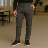 Imagem da oferta Calça Sarja Masculina Alfaiataria Sport Fino Bolso Faca