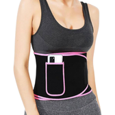 Imagem da oferta Cinta Térmica Modeladora Abdominal Emagrecedora Efeito Sauna Redução De Medidas Com Bolso Tecido Neoprene Elástico C