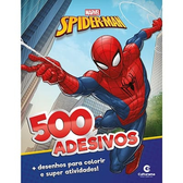 Imagem da oferta Livro para colorir infantil com 500 adesivos Homem Aranha Spiderman Marvel 270001 Culturama